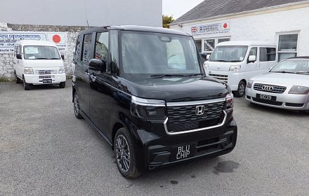 NEW Car. We can import from Japan these amazing BRAND NEW 2024 N Box Custom Turbos. Has rear ISOFIX points