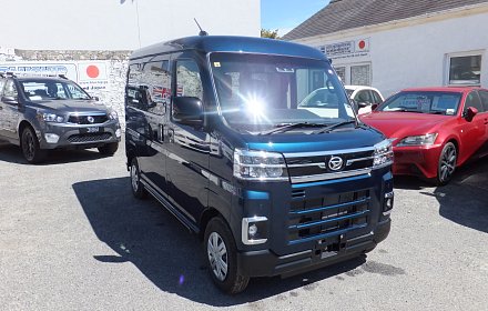 We have two blue Atrai RS Currently in transit from Japan. Photos of similar one we sold