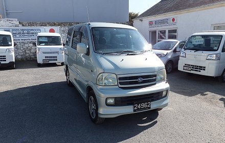 7 seat minivan, rear seats fold. Sliding rear doors great for easy access for child seats