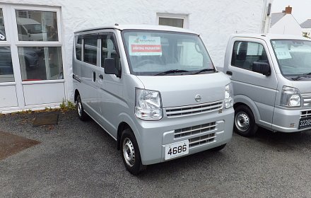 Awaiting preparation, 4 seat mini van